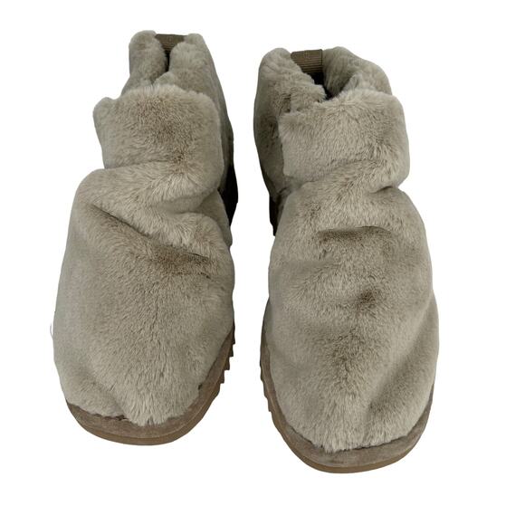 Rag & Bone Faux Fur Eira Ankle Boot Booties Beige Taupe 36 - Picture 10 of 16